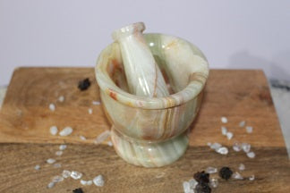 Banded Agate - Mortar & Pestle small